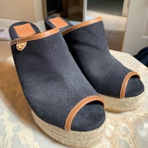 Tory Burch Denim Wedge